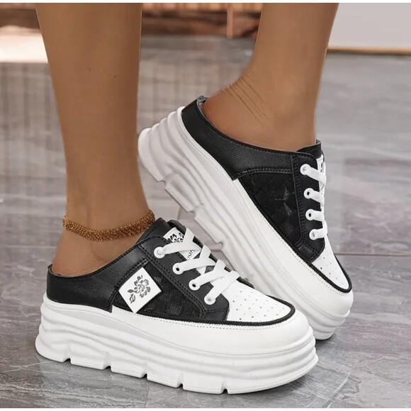 Chunky Platform Mules Size 5 NEW!! - Picture 1 of 10